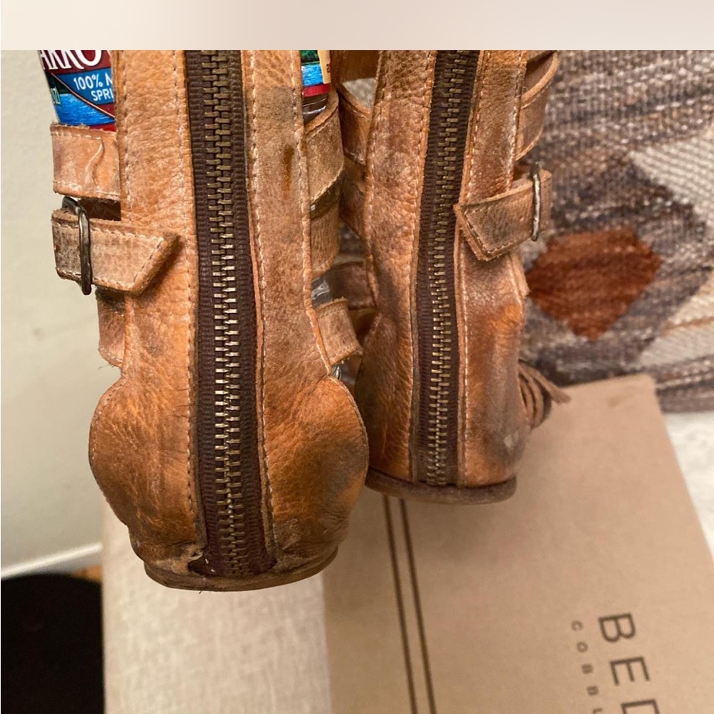 Bed Stu Seneca Brown Strappy Sandals gladiator sandal size 6 - Picture 4 of 6